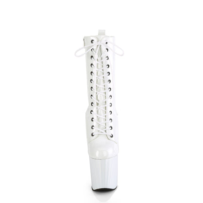 Pleaser   ENCHANT-1040 Wht Pat/Wht