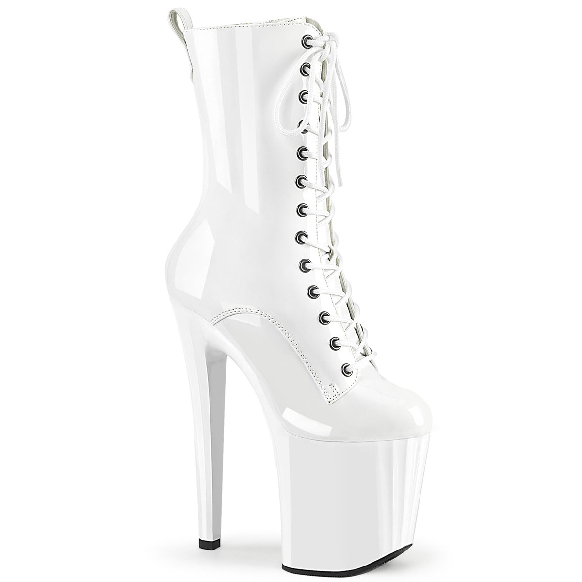 Pleaser   ENCHANT-1040 Wht Pat/Wht