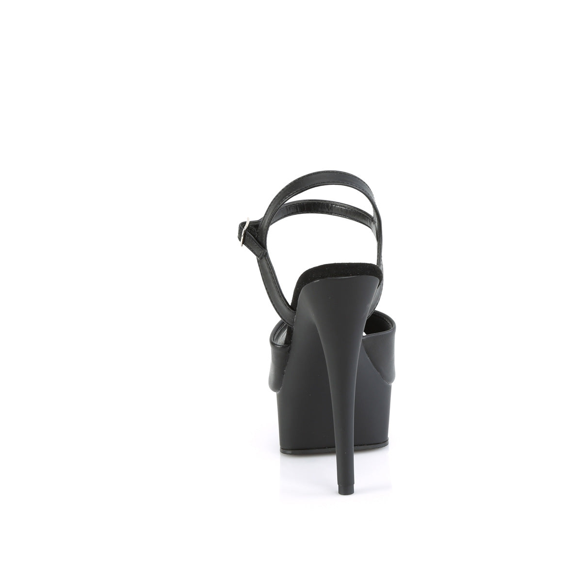 Pleaser   EXCITE-609 Blk Faux Leather/Blk Matte