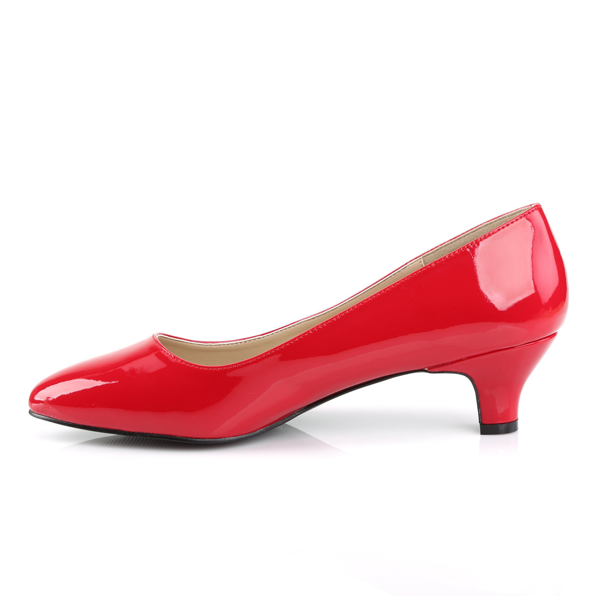 Pleaser Pink Label Womens Pumps FAB-420 Red Pat