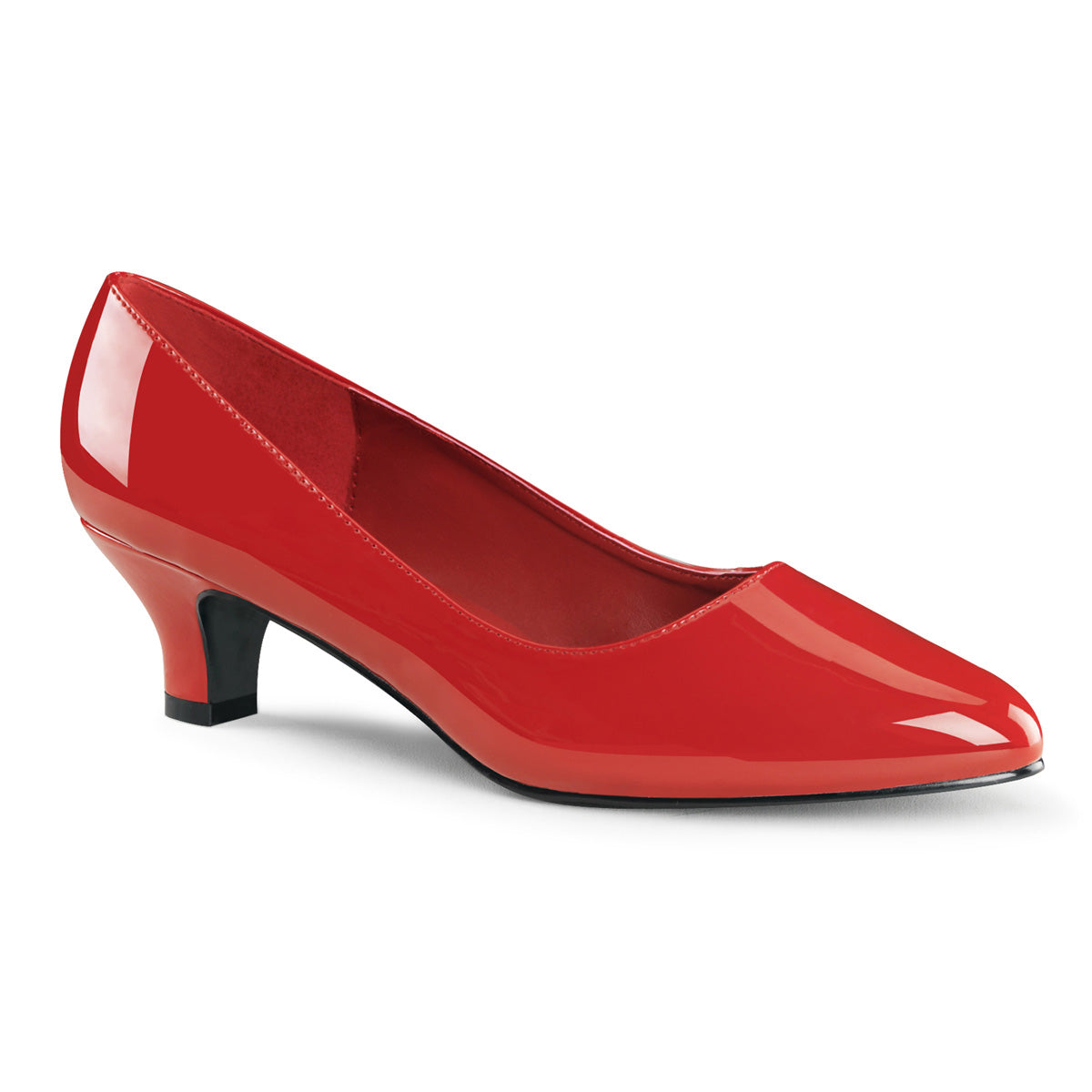 Pleaser Pink Label Womens Pumps FAB-420 Red Pat