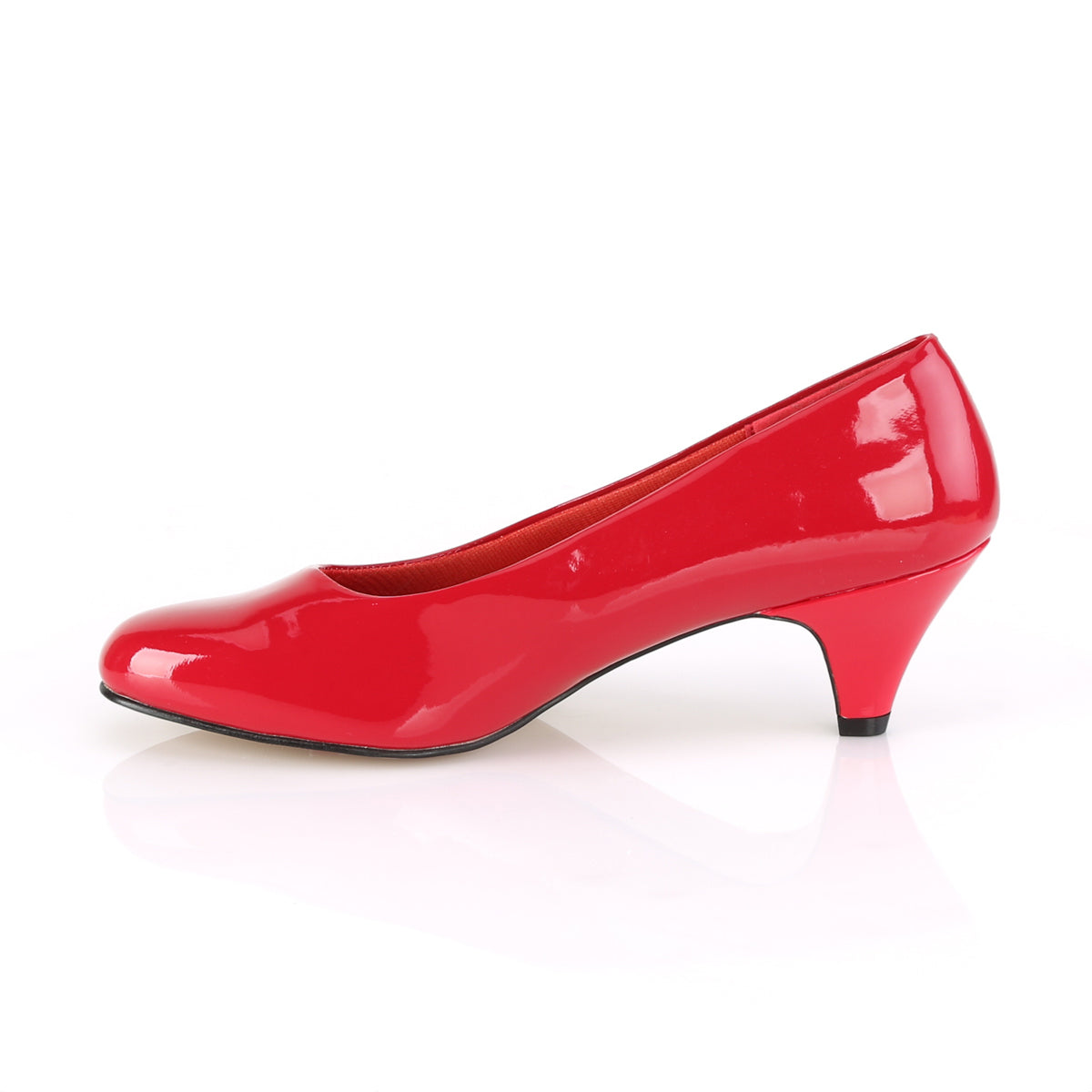 Pleaser Pink Label Womens Pumps FEFE-01 Red Pat