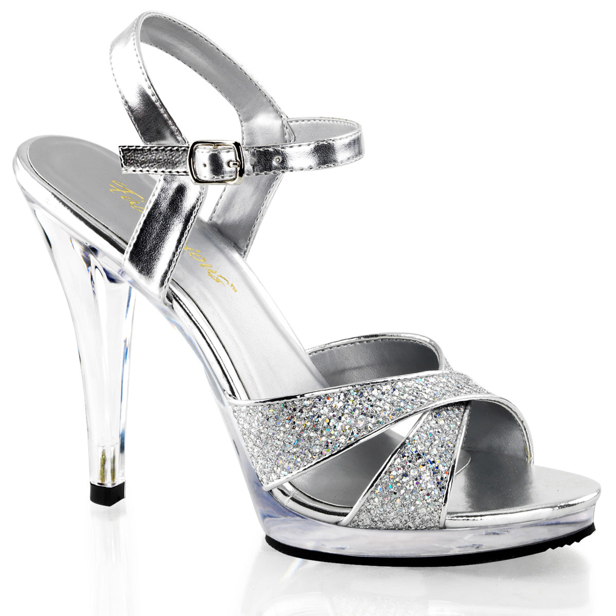 Fabulicious Womens Sandals FLAIR-419(G) Slv Multi Glitter/Clr