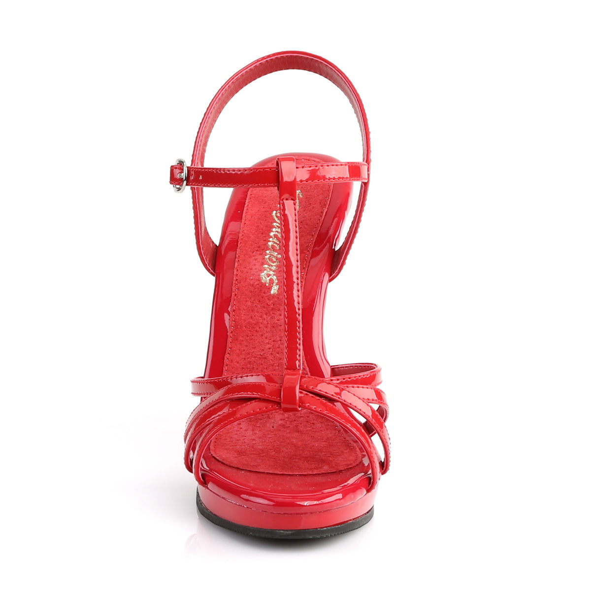 Fabulicious Womens Sandals FLAIR-420 Red Pat/Red