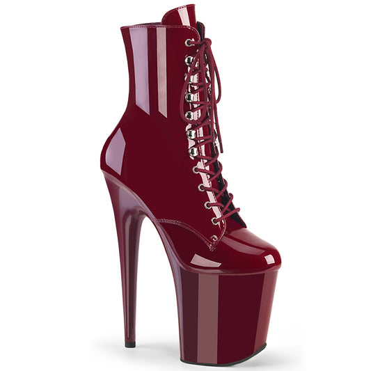 Pleaser   FLAMINGO-1020 Burgundy Pat/Burgundy