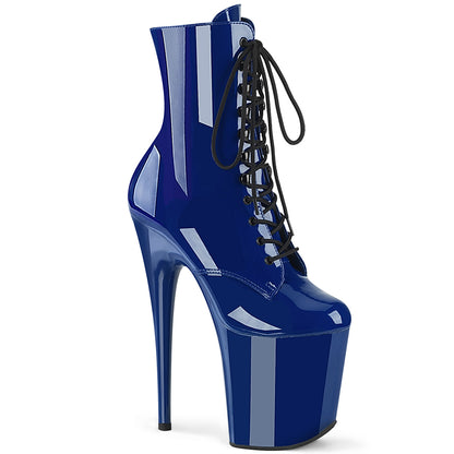 Pleaser   FLAMINGO-1020 Royal Blue Pat/Royal Blue