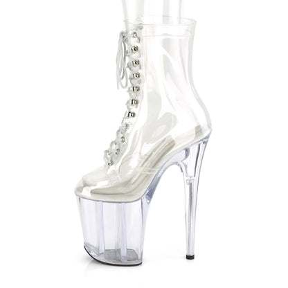 Pleaser Womens Ankle Boots FLAMINGO-1020C Clr/Clr