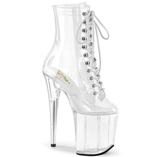 Pleaser Womens Ankle Boots FLAMINGO-1020C Clr/Clr
