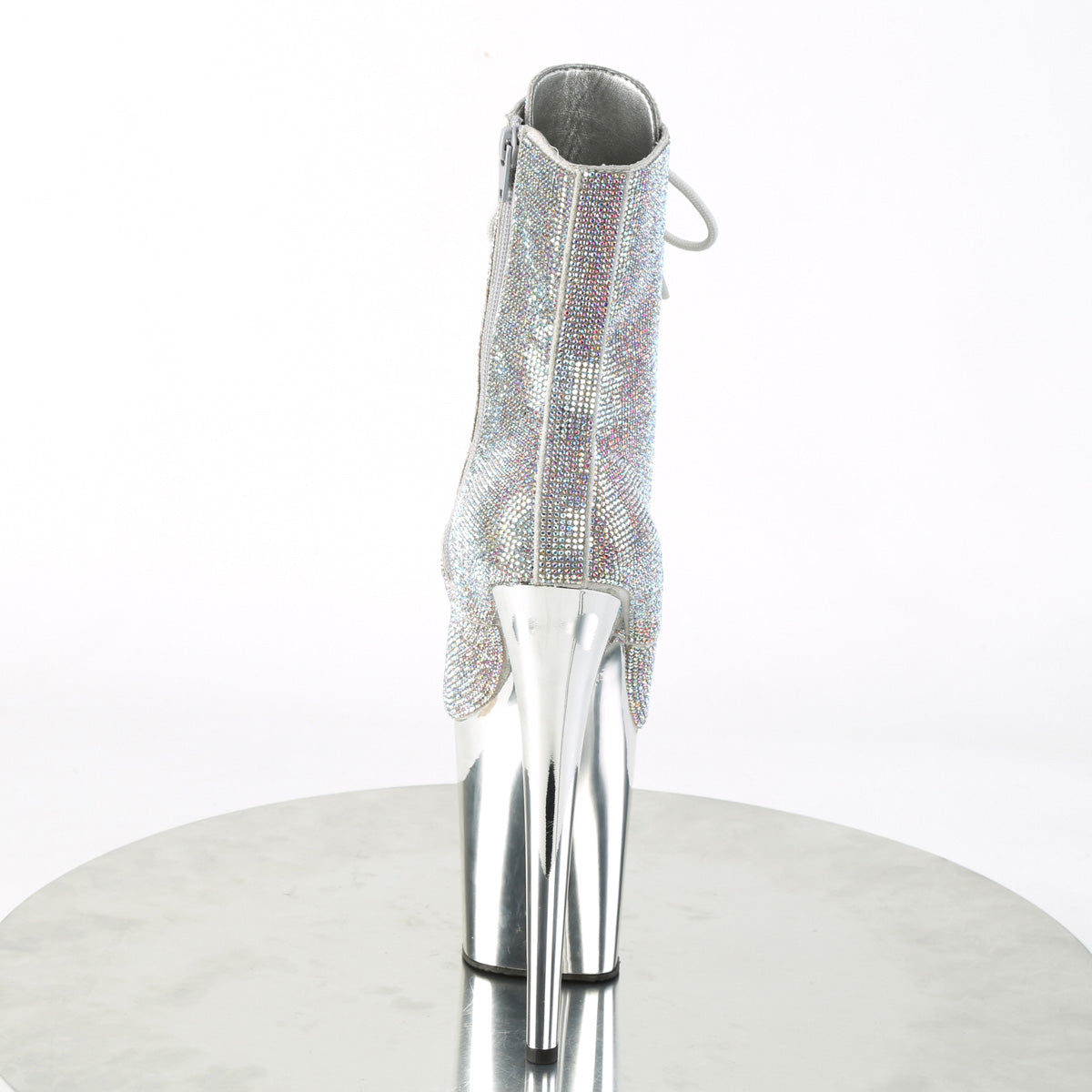 Pleaser  Ankle Boots FLAMINGO-1020CHRS Slv Multi RS/Slv Chrome