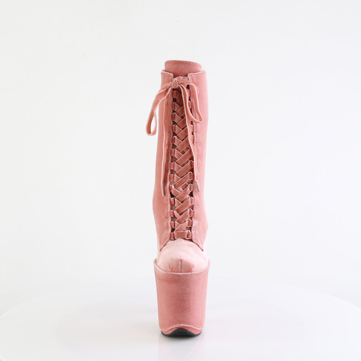 Pleaser   FLAMINGO-1045VEL Dusty Pink Velvet/M