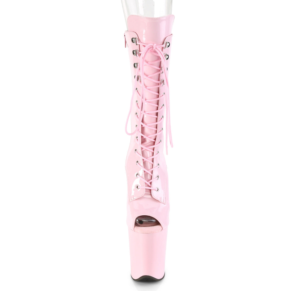 Pleaser Womens Ankle Boots FLAMINGO-1051 B. Pink Pat/B. Pink