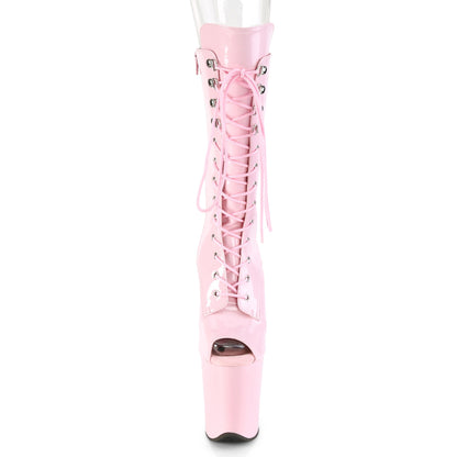 Pleaser Womens Ankle Boots FLAMINGO-1051 B. Pink Pat/B. Pink