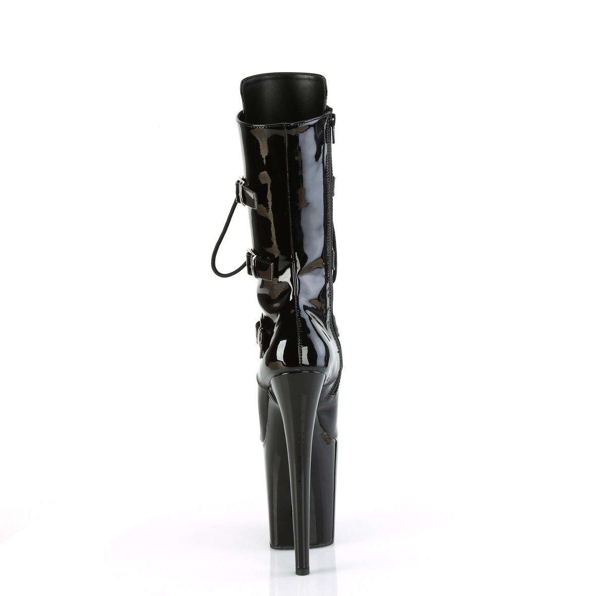 Pleaser   FLAMINGO-1053 Blk Pat/Blk