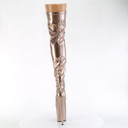 Pleaser   FLAMINGO-3000HWR Rose Gold Str. Holo/Rose Gold Holo
