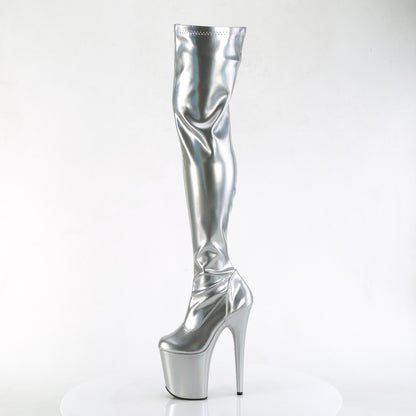Pleaser   FLAMINGO-3000HWR Slv Str. Holo/Slv Holo