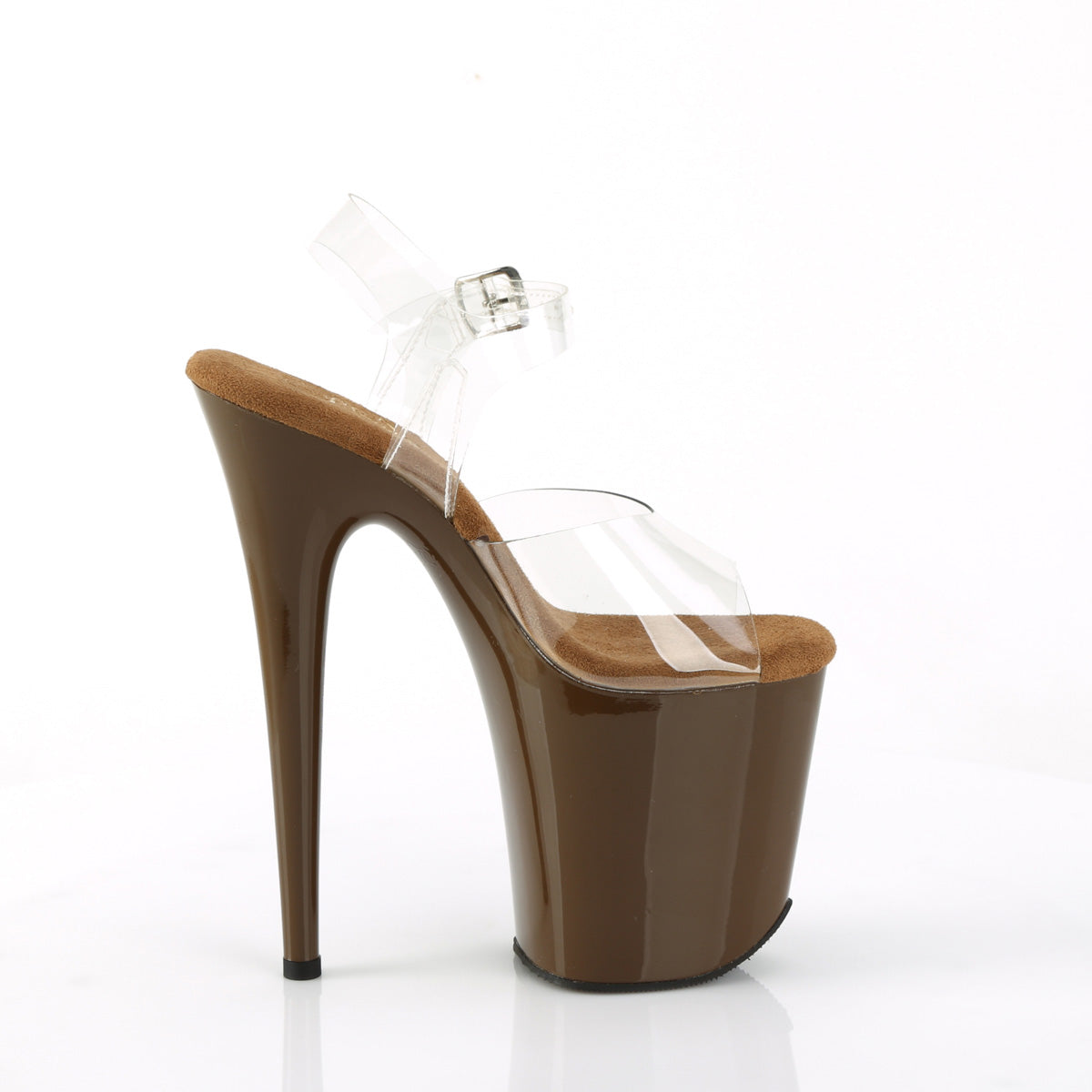 Pleaser  Sandals FLAMINGO-808 Clr/Mocha