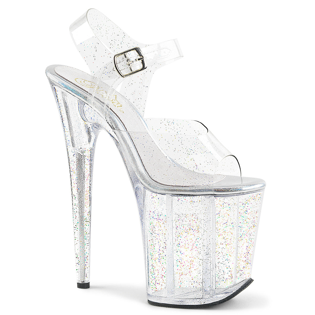 Pleaser Womens Sandals FLAMINGO-808MMG Clr/Clr