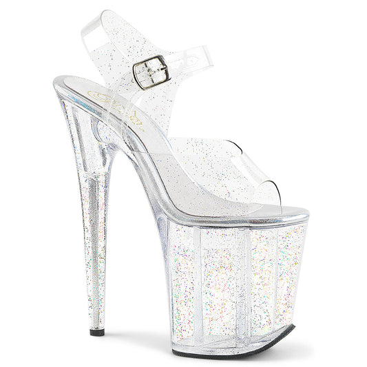 Pleaser Womens Sandals FLAMINGO-808MMG Clr/Clr