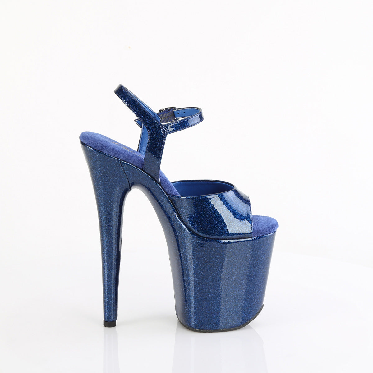 Pleaser   FLAMINGO-809GP Navy Blue Glitter Pat/M