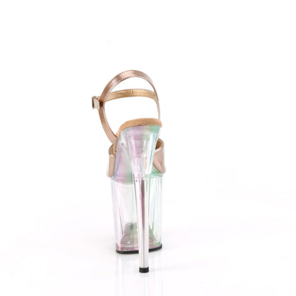 Pleaser   FLAMINGO-809HT Rose Gold Holo Pat/Holo Tinted
