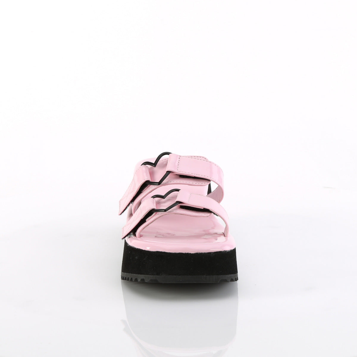 DemoniaCult  Sandals FLIP-12 B. Pink Holo Pat