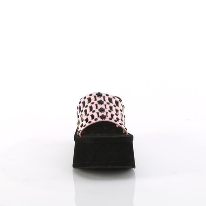 DemoniaCult  Sandals FUNN-13 B. Pink Holo Pat