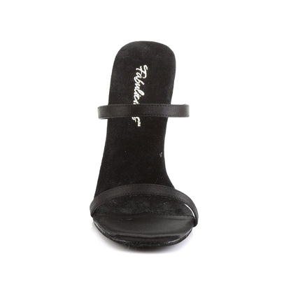 Fabulicious Womens Sandals GALA-02 Blk Satin