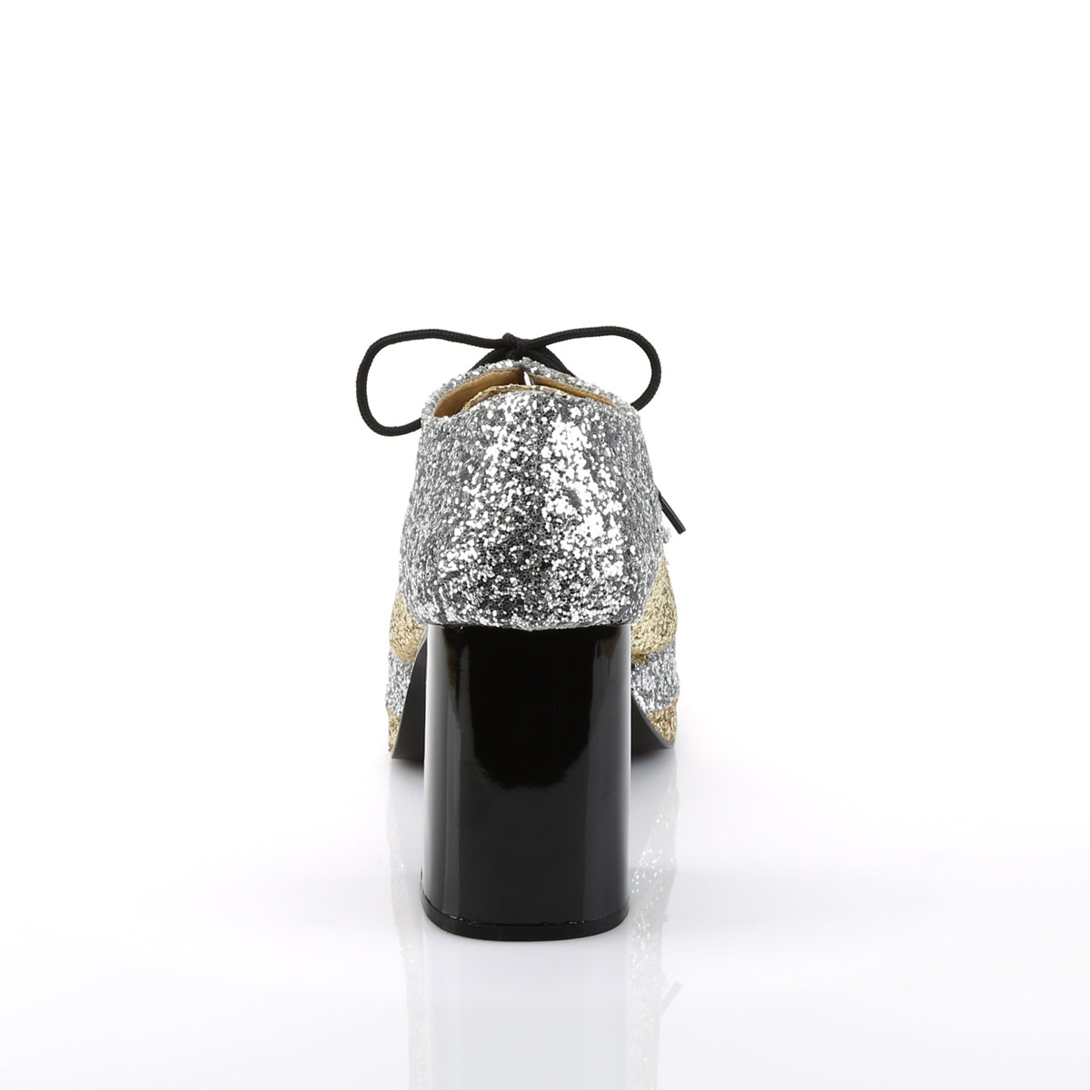 Funtasma Mens Low Shoe GLAMROCK-02 Slv-Gold Glitter