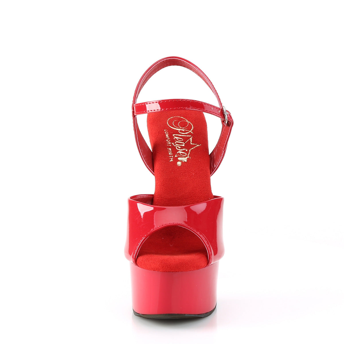 Pleaser  Sandals GLEAM-609 Red Pat/Red