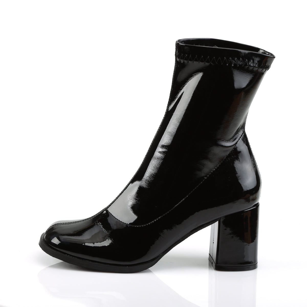 Funtasma Womens Ankle Boots GOGO-150 Blk Str Pat