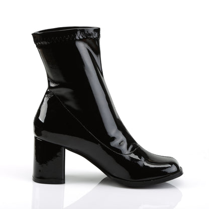 Funtasma Womens Ankle Boots GOGO-150 Blk Str Pat