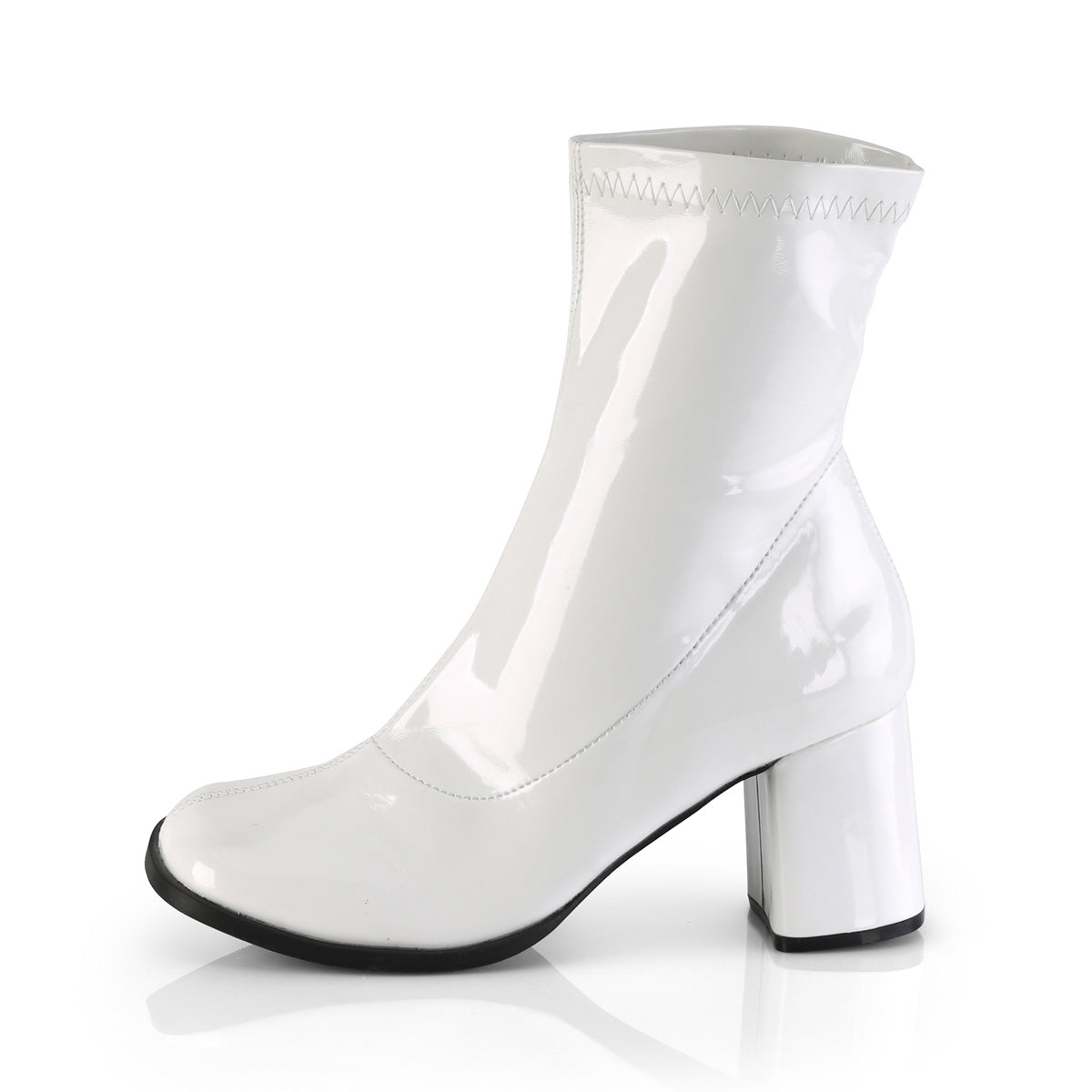 Funtasma Womens Ankle Boots GOGO-150 Wht Str Pat