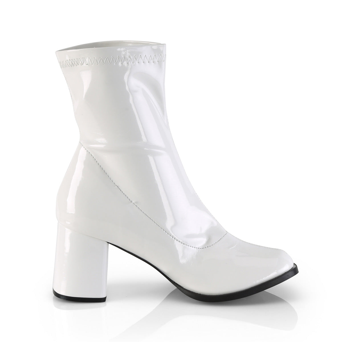 Funtasma Womens Ankle Boots GOGO-150 Wht Str Pat