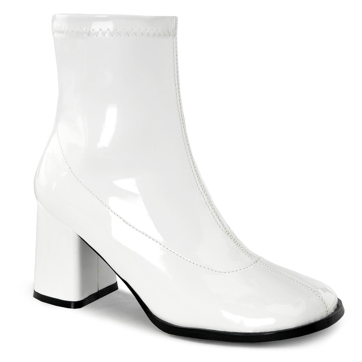 Funtasma Womens Ankle Boots GOGO-150 Wht Str Pat