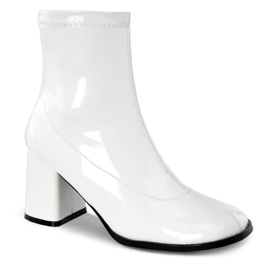 Funtasma Womens Ankle Boots GOGO-150 Wht Str Pat