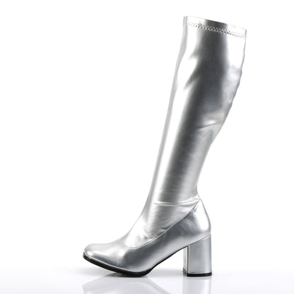 Funtasma Womens Boots GOGO-300 Slv Met. Str Pu