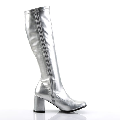 Funtasma Womens Boots GOGO-300 Slv Met. Str Pu