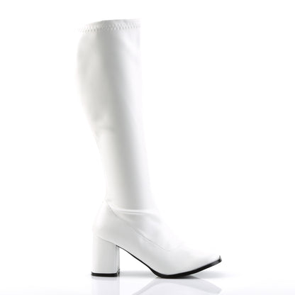 Funtasma Womens Boots GOGO-300 Wht Str Pu