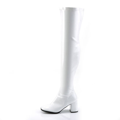 Funtasma Womens Boots GOGO-3000 Wht Str Pat