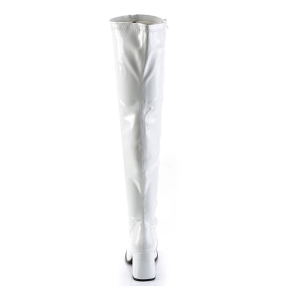 Funtasma Womens Boots GOGO-3000 Wht Str Pat