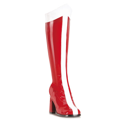 Funtasma Womens Boots GOGO-305 Red-Wht Str Pat