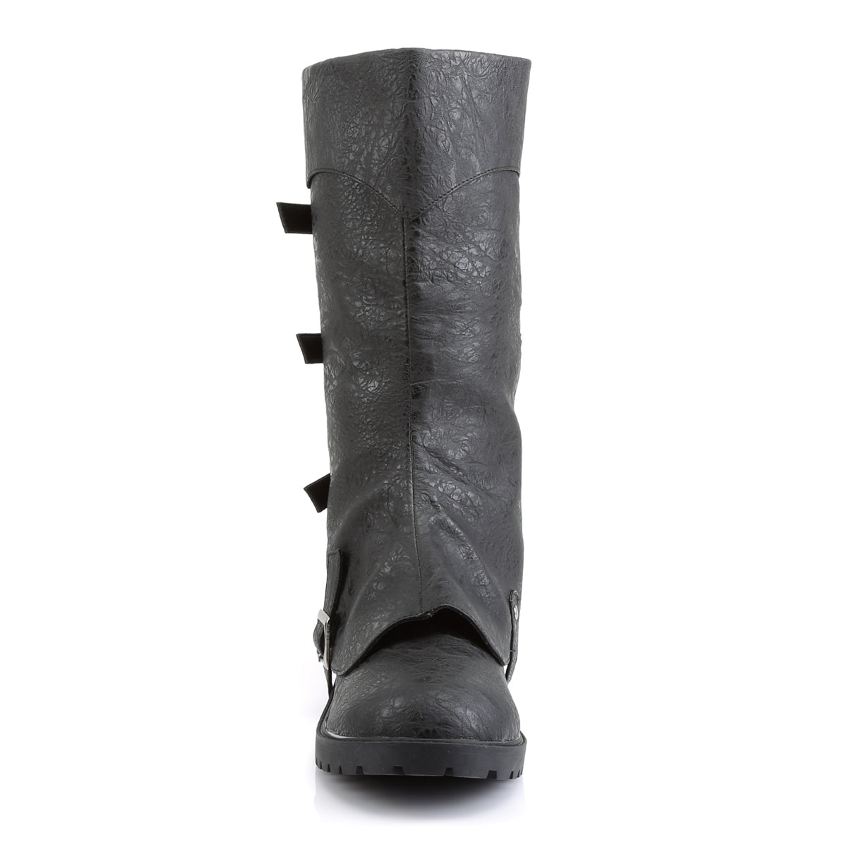 Funtasma Mens Boots GOTHAM-105 Blk Distressed Pu