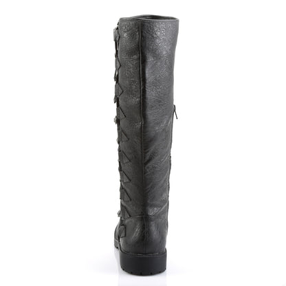 Funtasma Mens Boots GOTHAM-109 Blk Distressed Pu