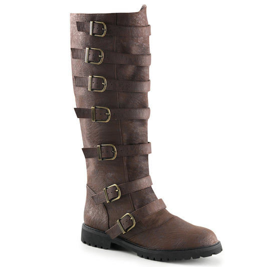 Funtasma Mens Boots GOTHAM-110 Brown Distressed Pu