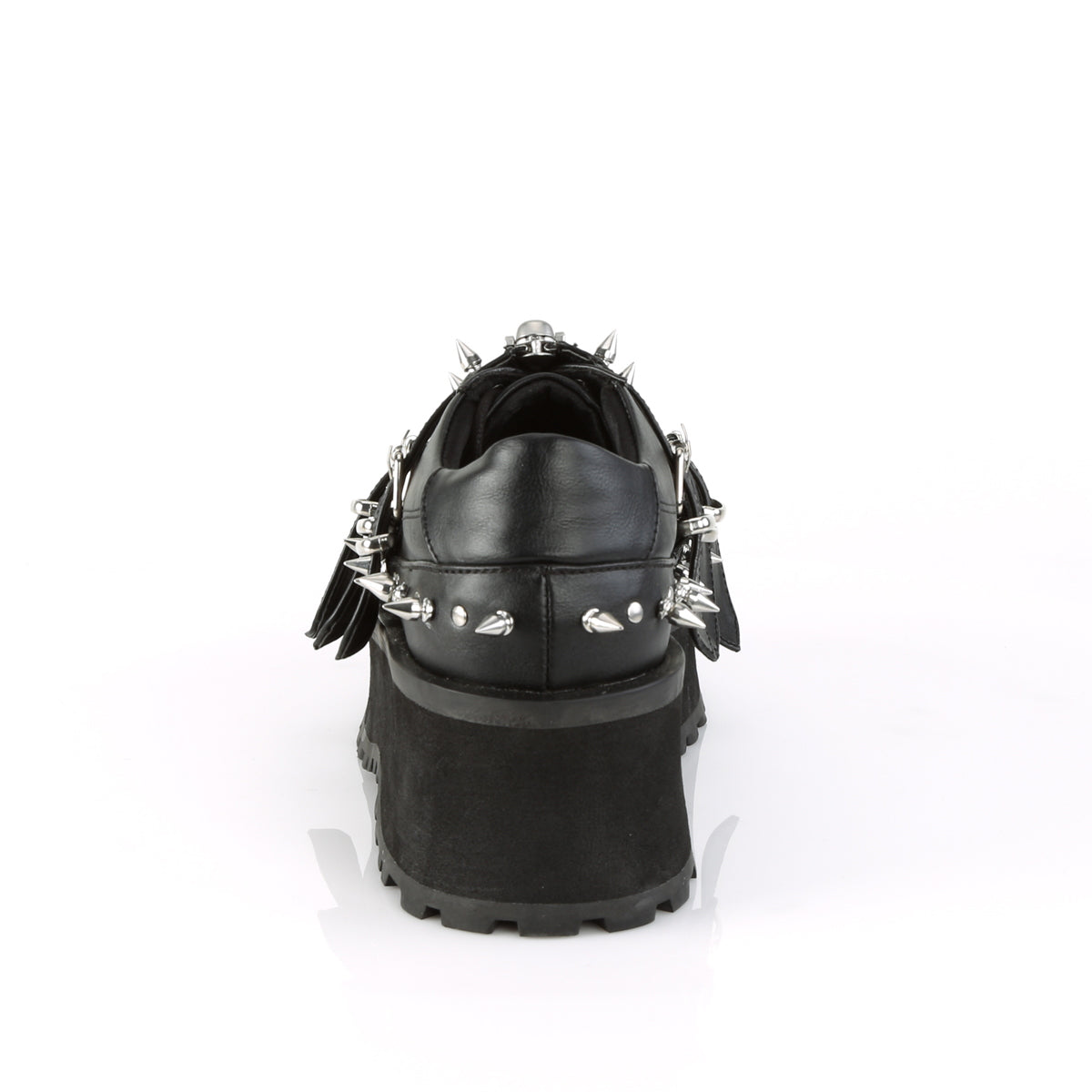 DemoniaCult Mens Boots GRAVEDIGGER-03 Blk Vegan Leather