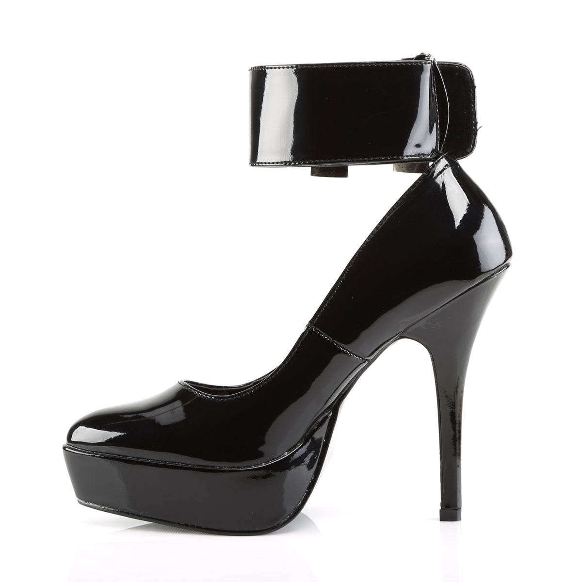 Devious Womens Pumps INDULGE-534 Blk Pat