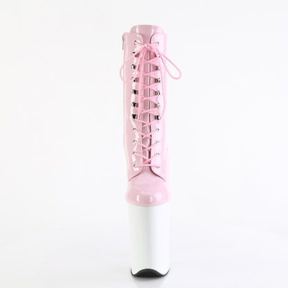 Pleaser  Ankle Boots INFINITY-1020 B. Pink Pat/Wht