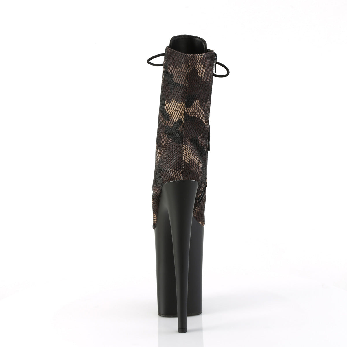 Pleaser  Ankle Boots INFINITY-1020CM Green Camo-Mesh/Blk Matte