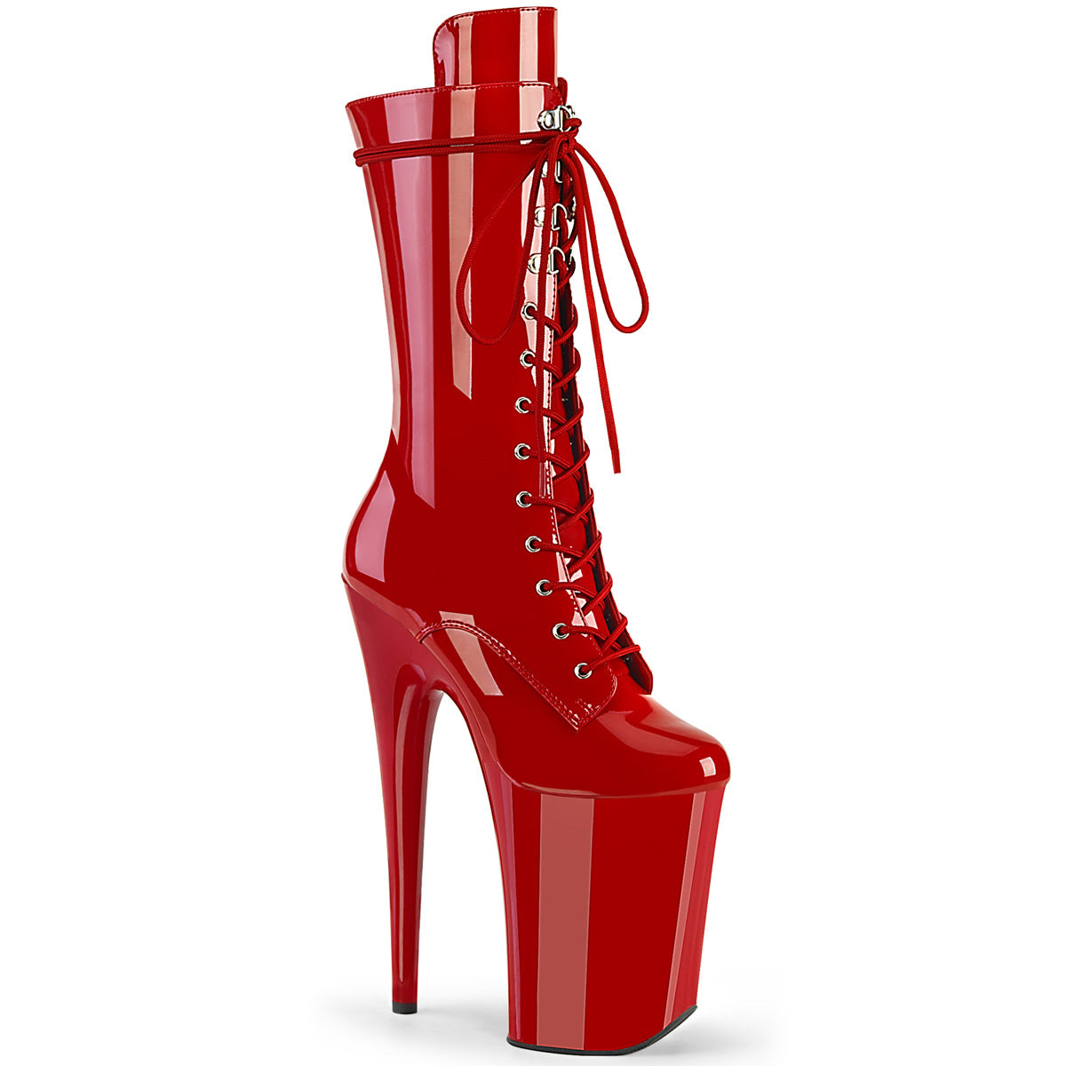 Pleaser  Ankle Boots INFINITY-1050 Red Pat/Red