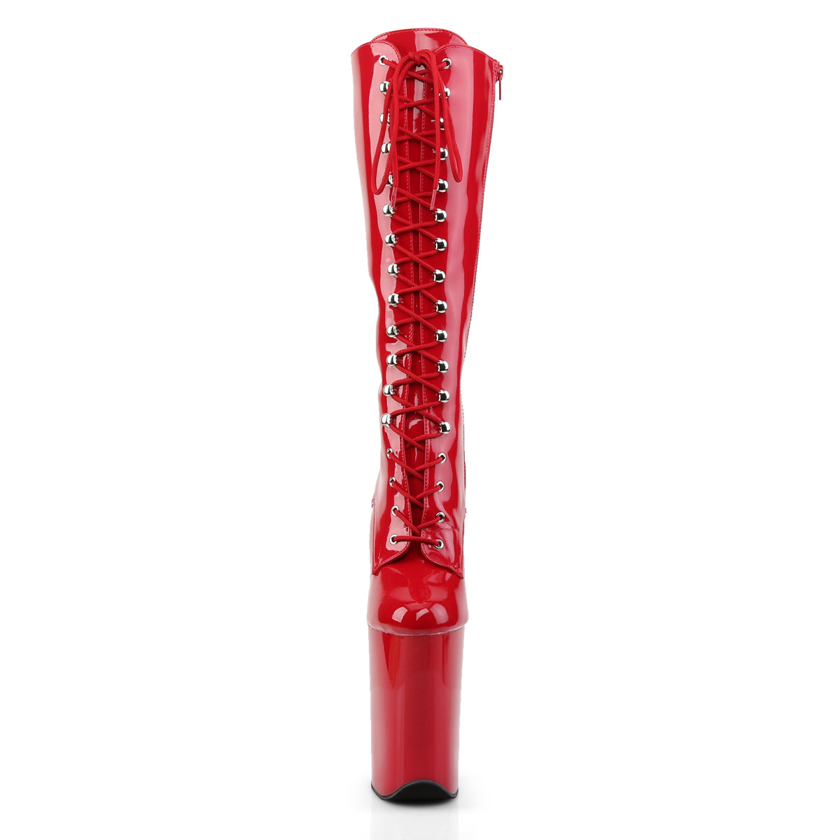 Pleaser Womens Boots INFINITY-2020 Red Pat/Red